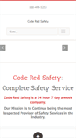 Mobile Screenshot of coderedsafety.com